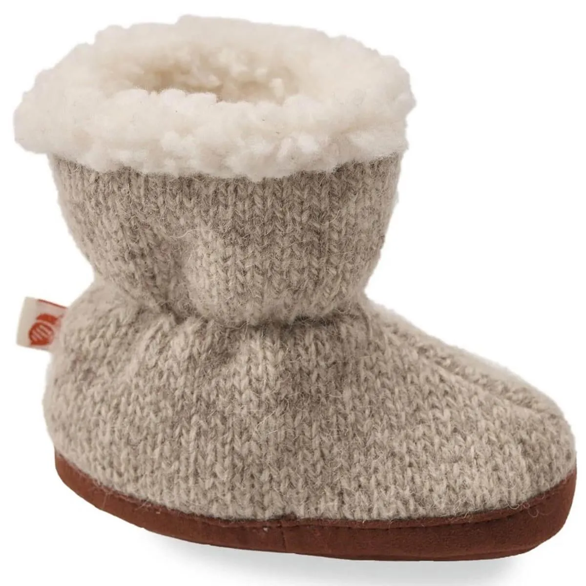 Acorn Kids' Slippers - Easy Bootie, Grey Ragg Wool, TM | A10157ACKTM