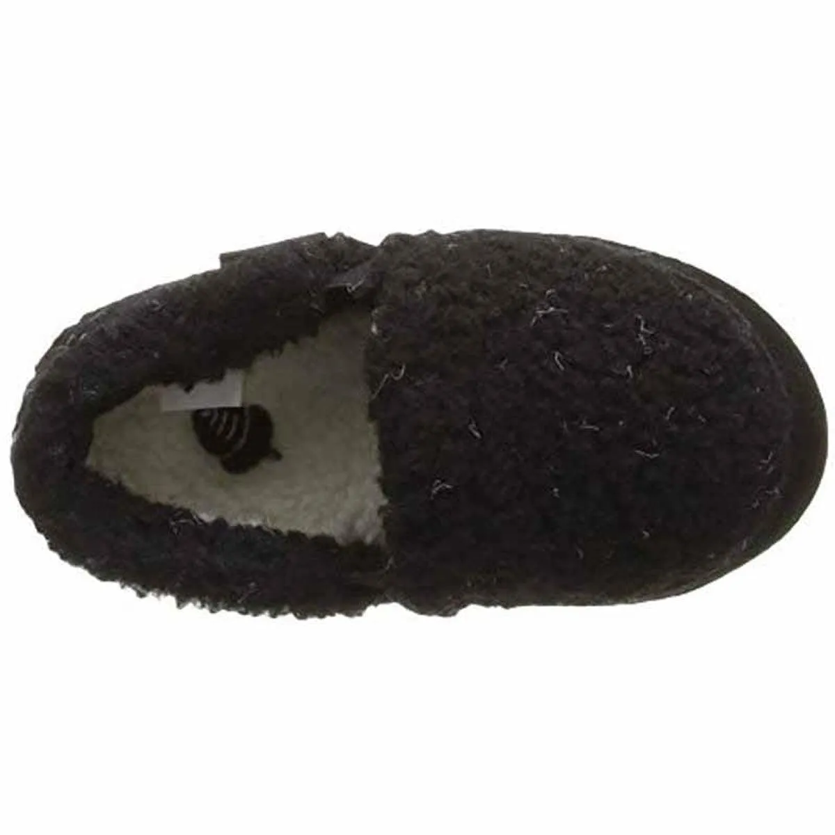 Acorn Kids' Slipperss - Colby Gore Moccasins, Black Berber, K10/11 | A10036ACE10-11