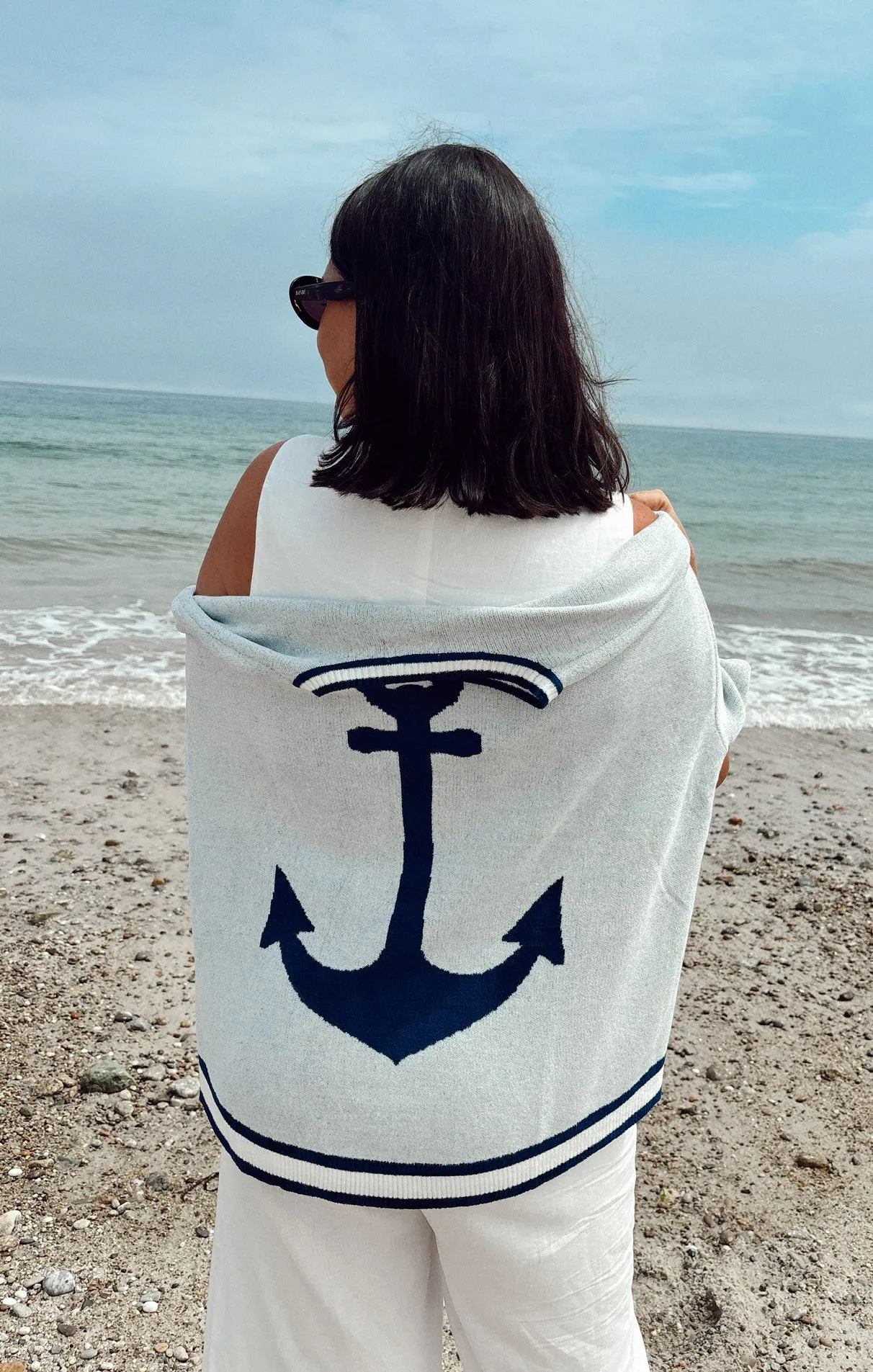 Adventure Sweater ~ Anchor Graphic Knit