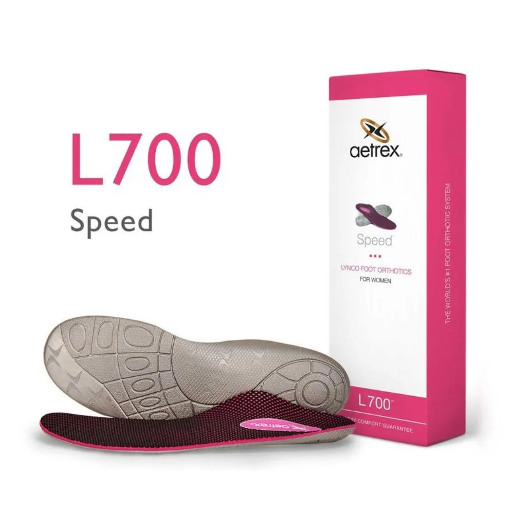 aetrex L700 Women's Speed Orthotics - Insole For Running (Support For Medium & High Arches)