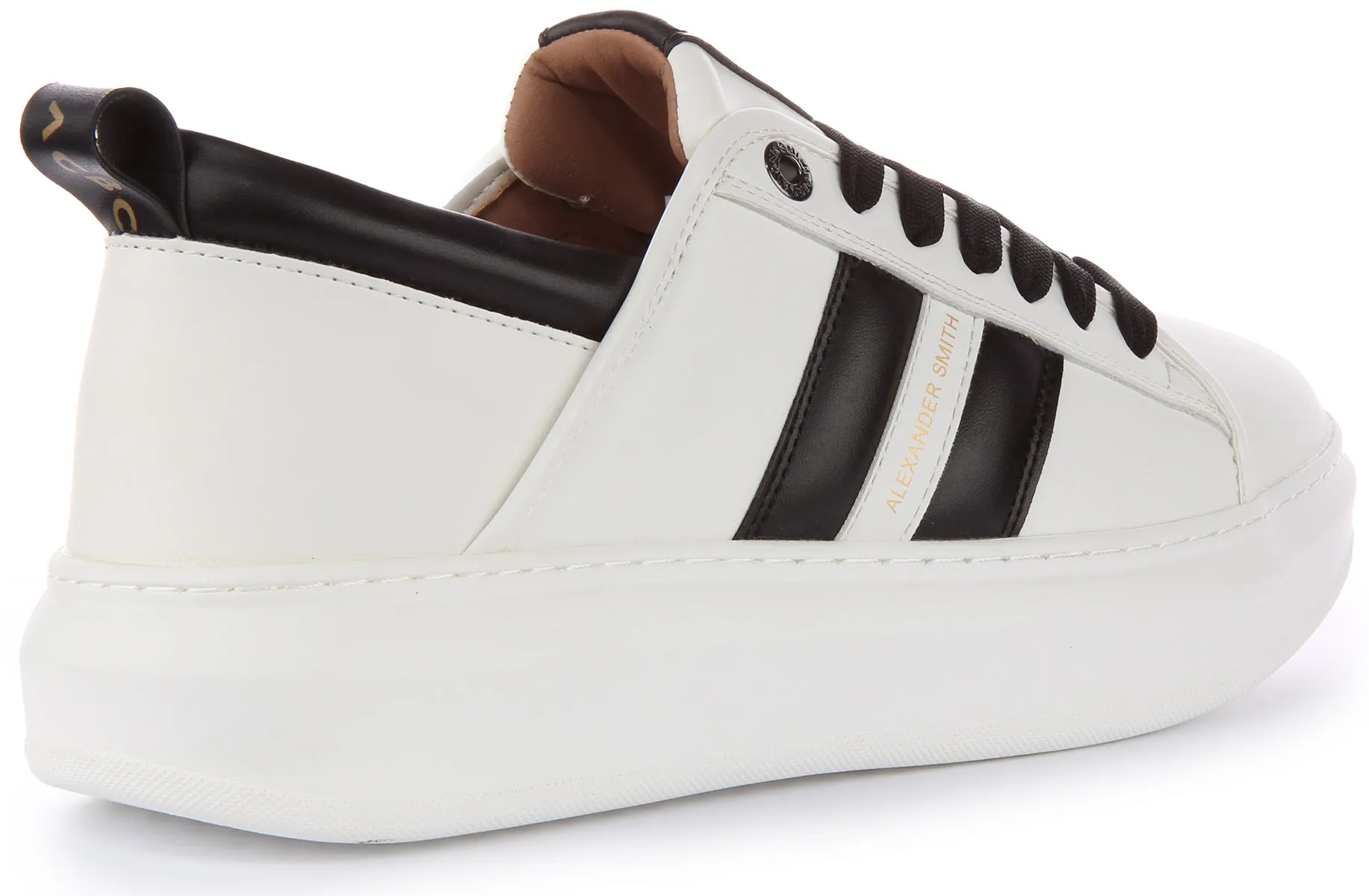 Alexander Smith Aeaywau21Wbk In White Black For Men