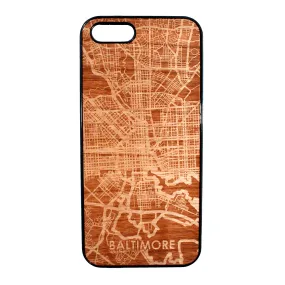 Baltimore Maryland Map / iPhone 5 Case