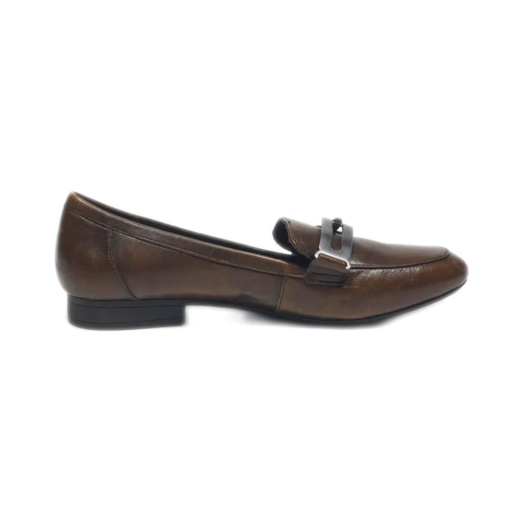 Born Loafers Leather Brown Colour For Women