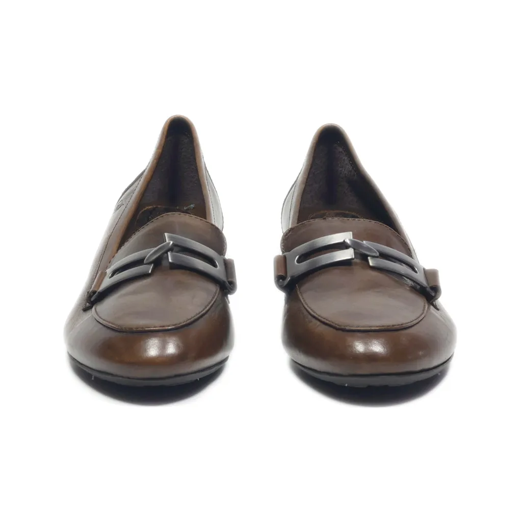 Born Loafers Leather Brown Colour For Women