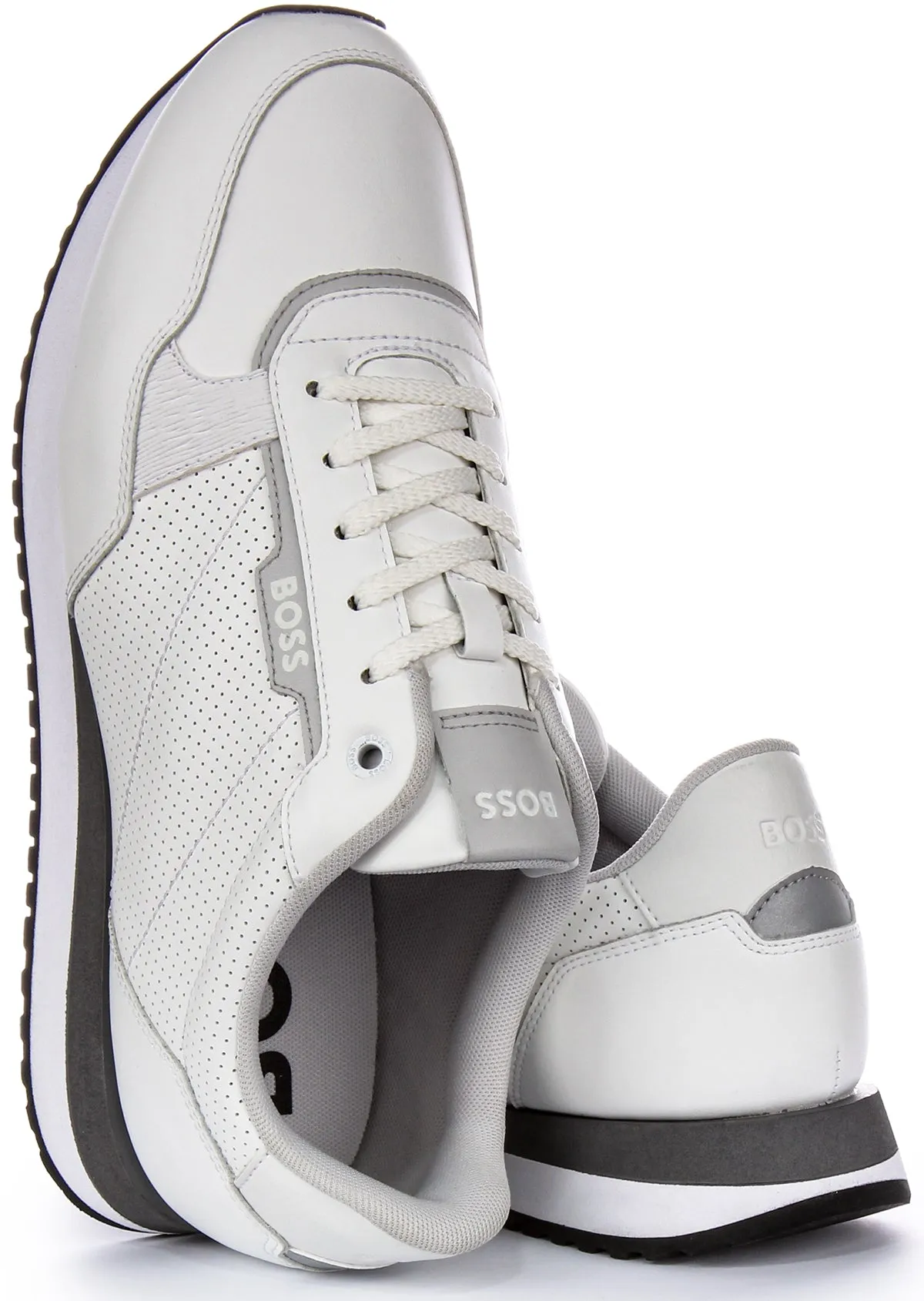 Boss Kai Runn Ltpf In White For Men