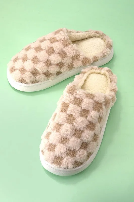 Checker Slippers