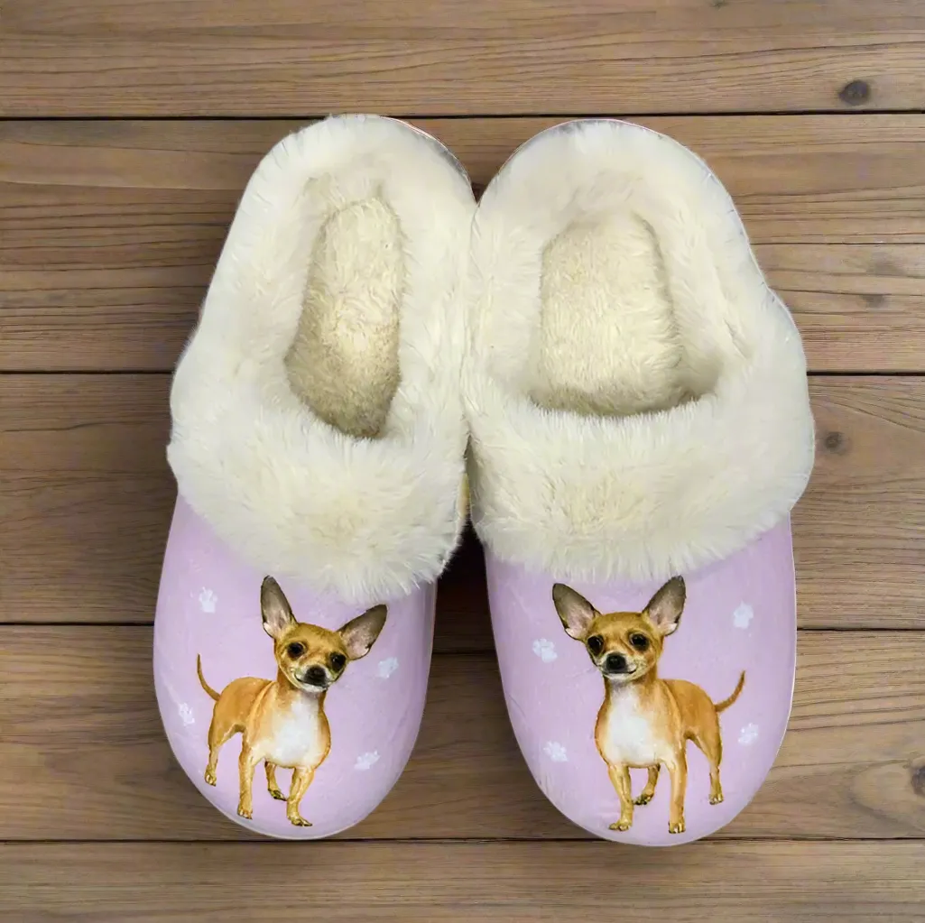 Chihuahua, Fawn Snuggs Slippers