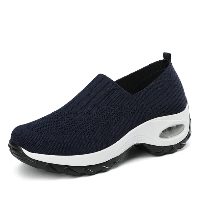 Cilooll Slip On Comfortable Women Walking Running Shoes