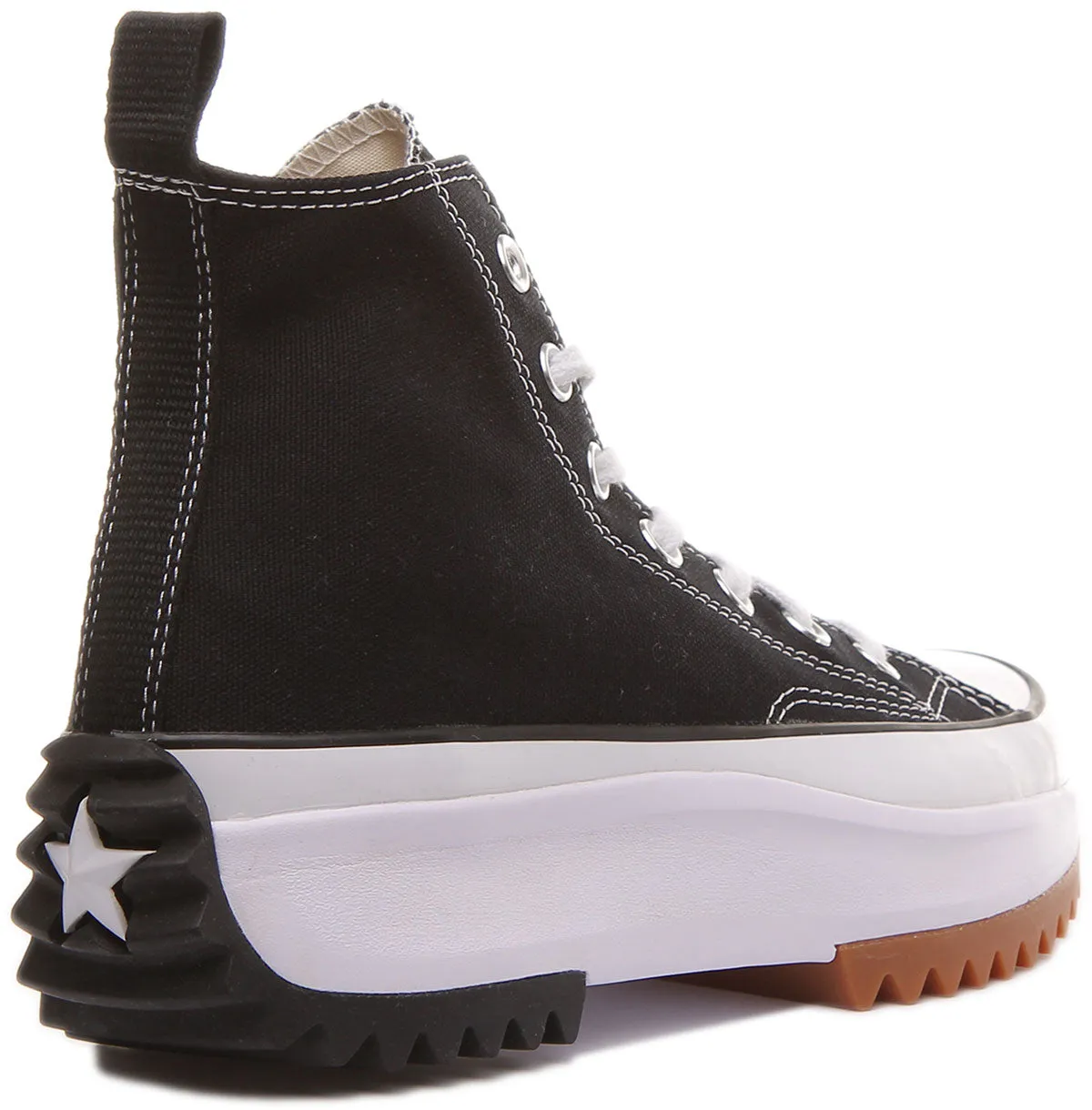 Converse 166800C All Star Hike Hi In Black White for Women