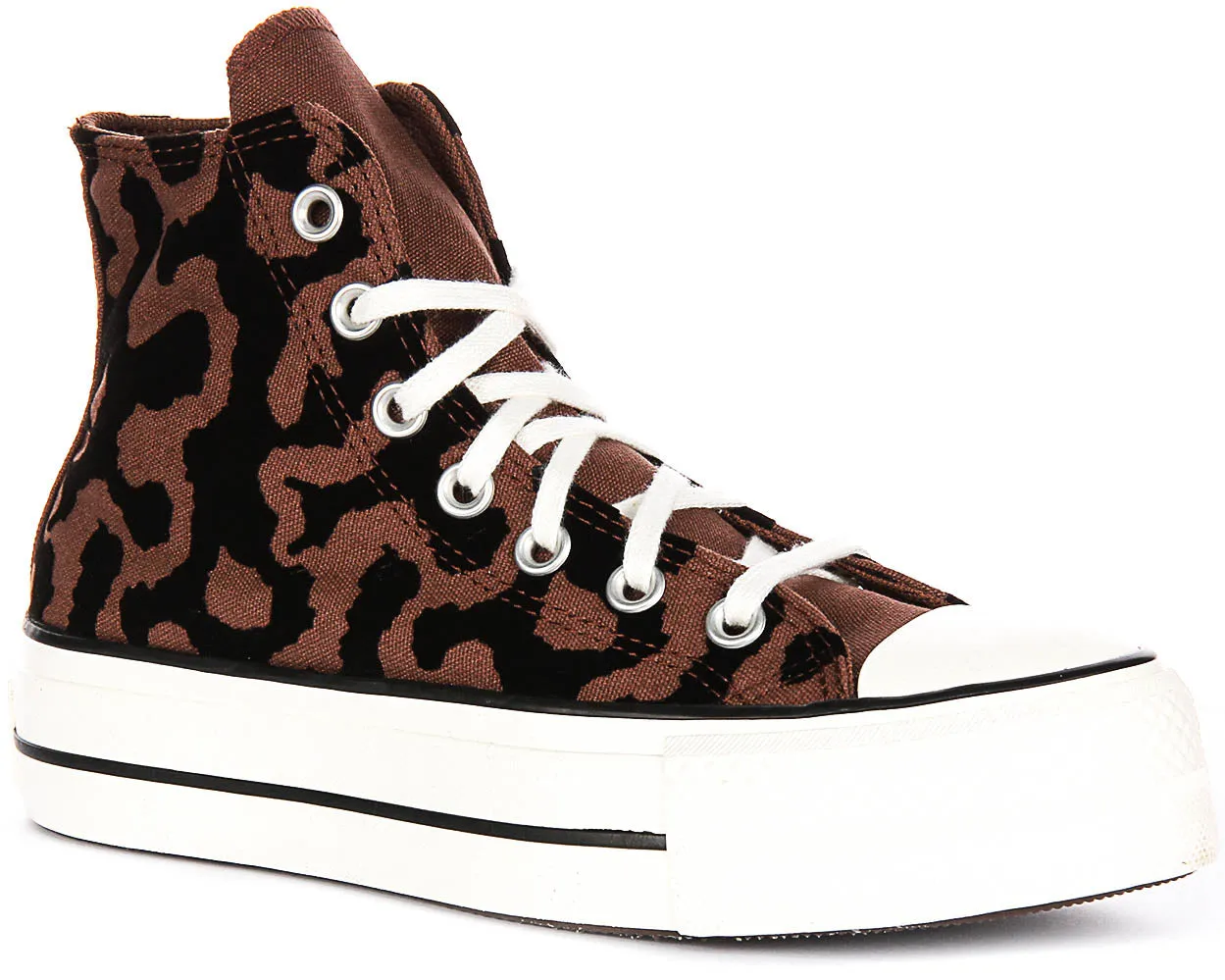 Converse Chuck 70 Leopard Remix A12351C In Brown Black