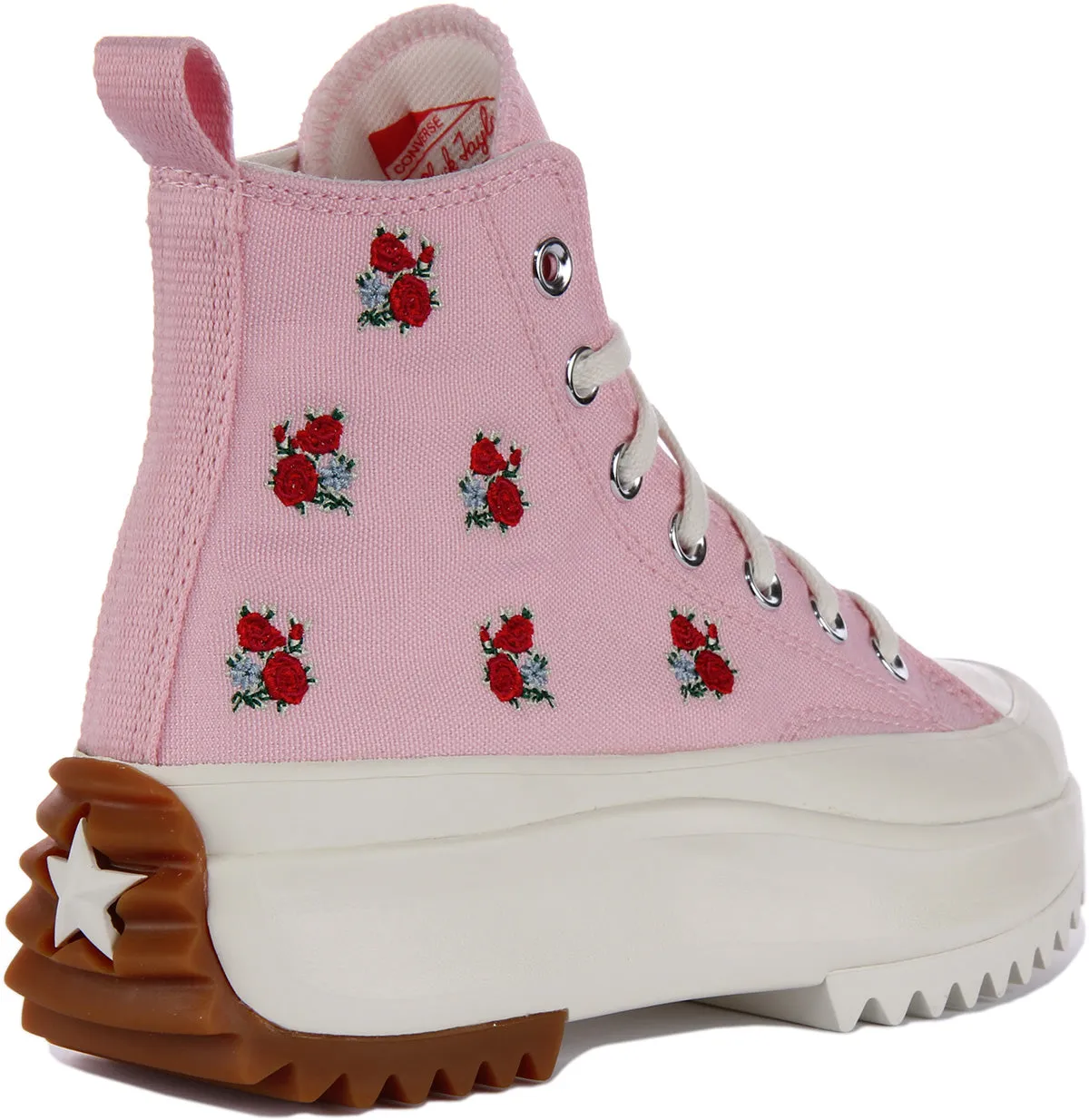 Converse Run Star Hike A05192C In Rose Hearts in Pink