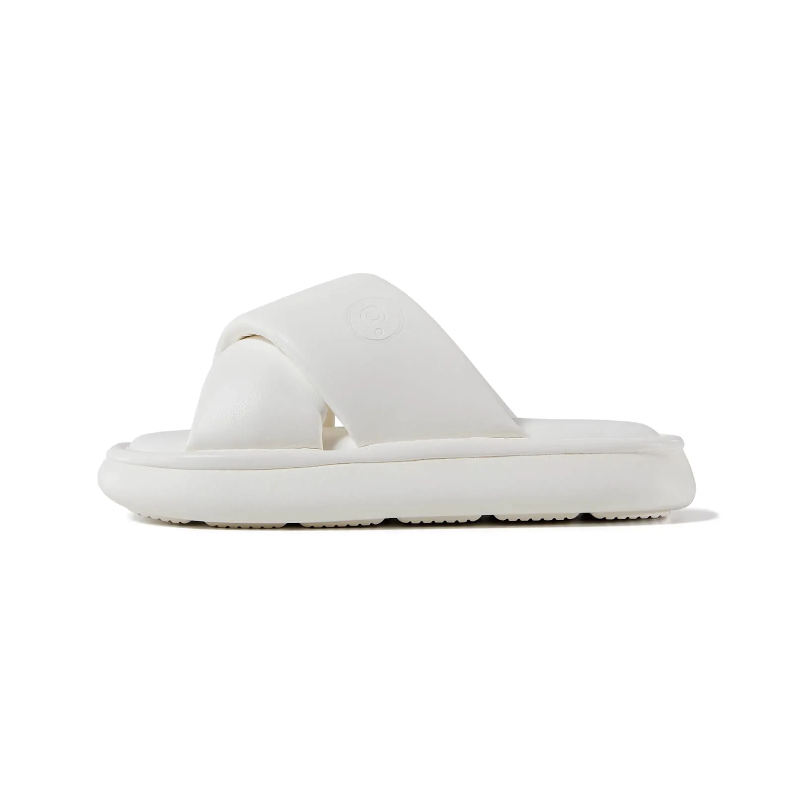 Cross Band Memory Foam Slippers Open Toe