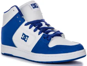 Dc Shoes Manteca 4 Hi In Blue White For Men