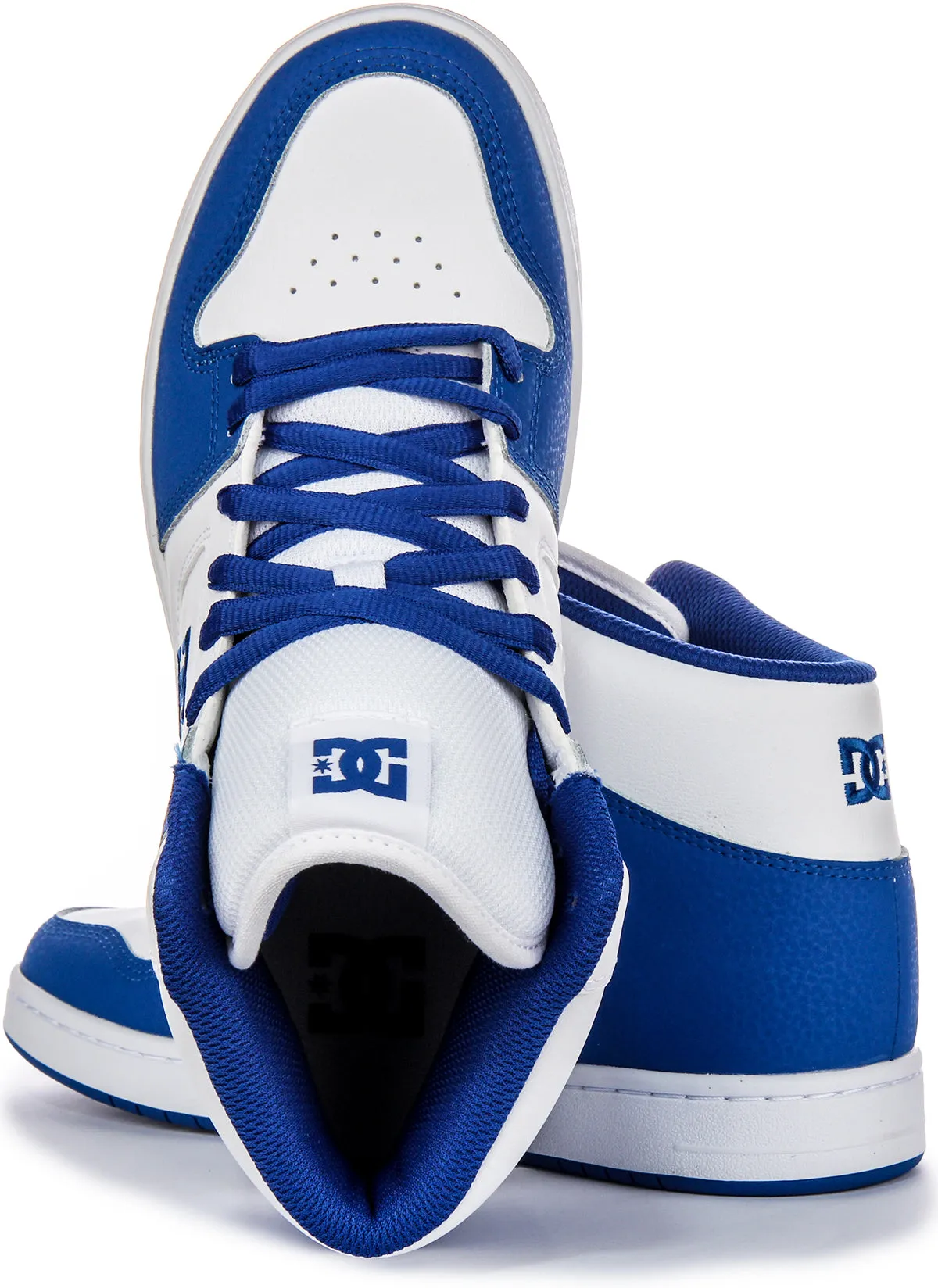 Dc Shoes Manteca 4 Hi In Blue White For Men