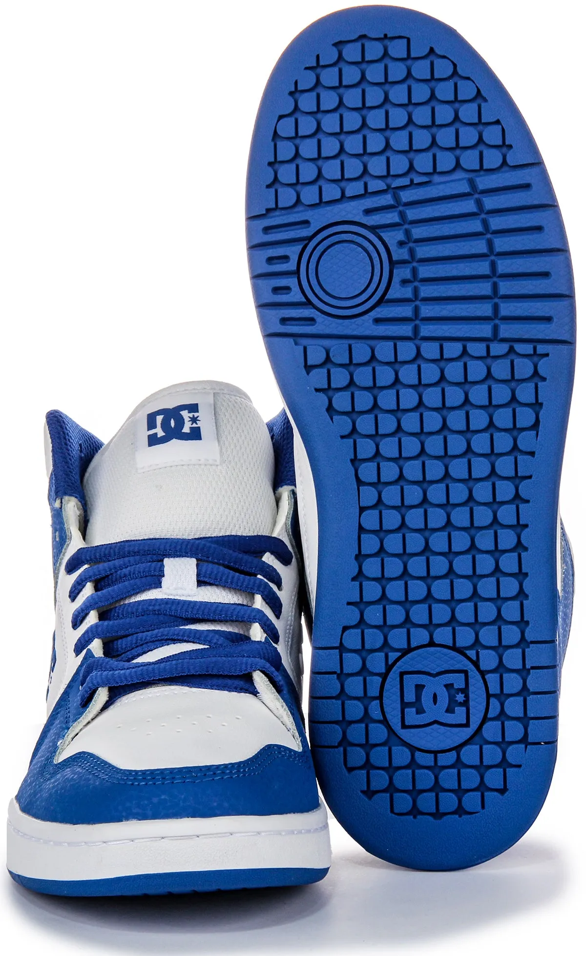 Dc Shoes Manteca 4 Hi In Blue White For Men