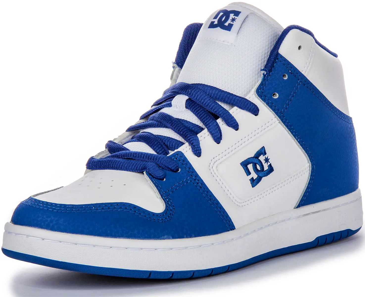 Dc Shoes Manteca 4 Hi In Blue White For Men