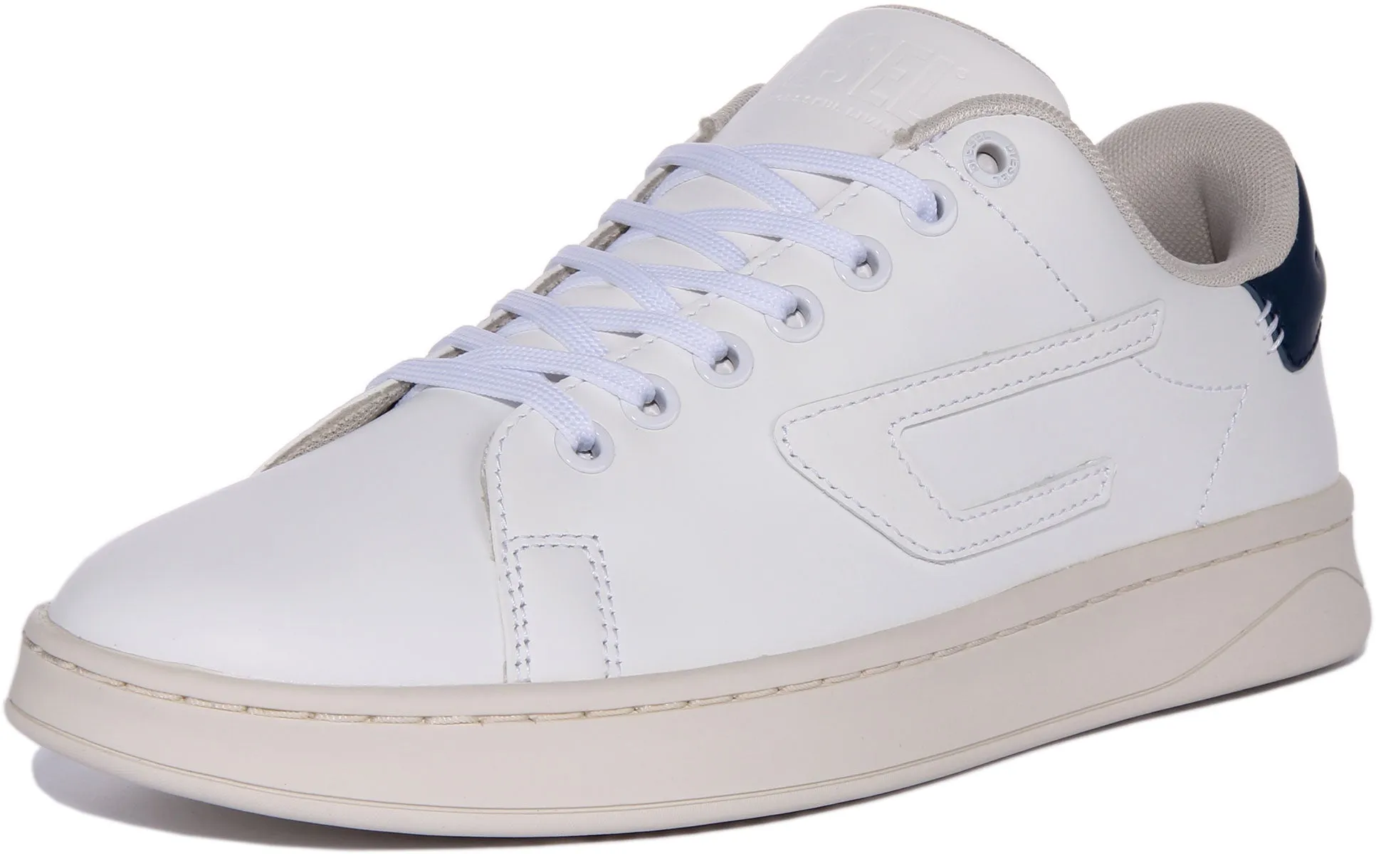 Diesel S Athene Low In White Navy For Men