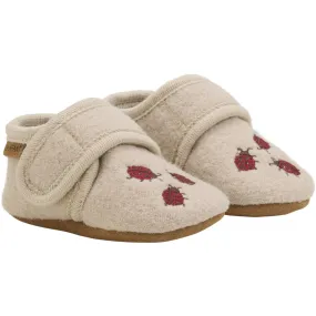 En Fant Moonlight Wool Slippers With Embroidery