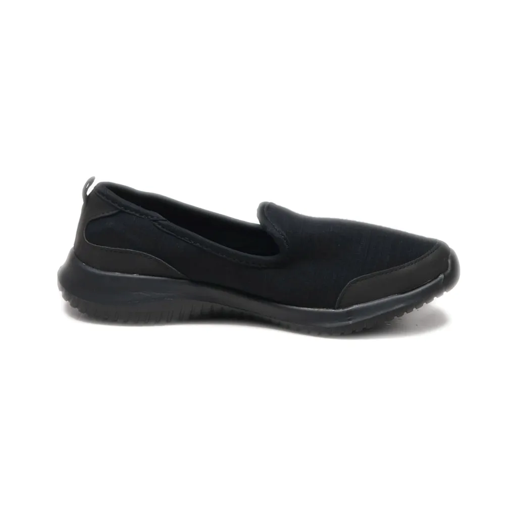 F&F Loafers Leather Black Colour For Women