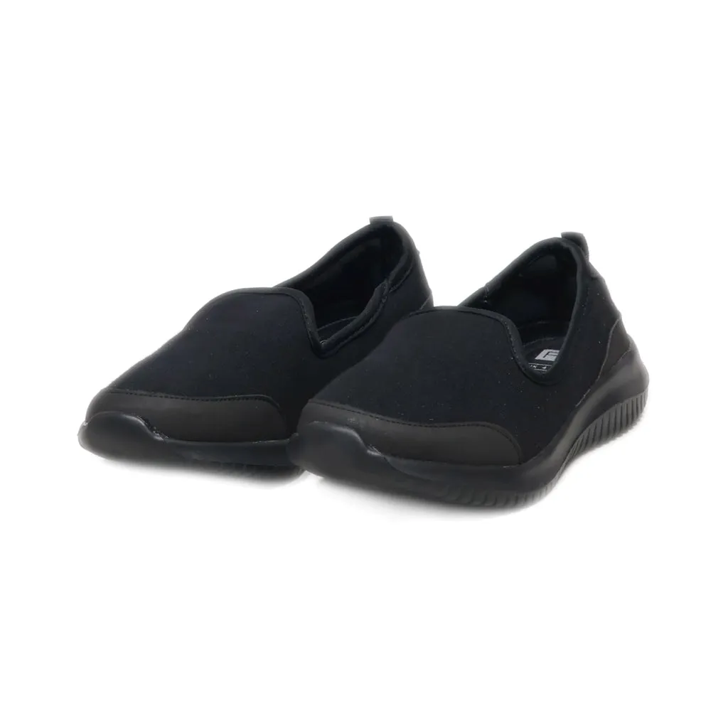 F&F Loafers Leather Black Colour For Women