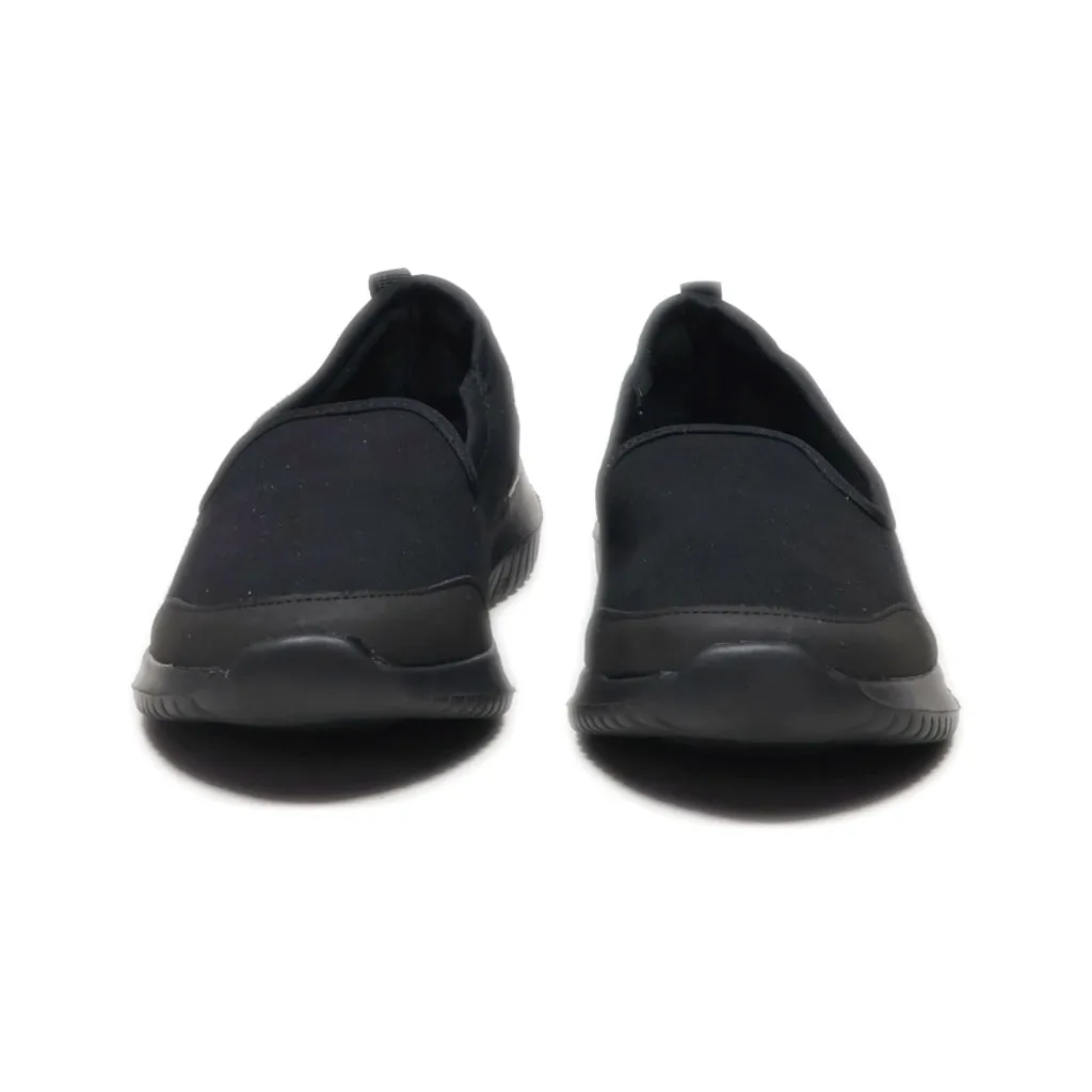 F&F Loafers Leather Black Colour For Women