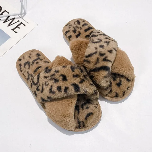 Faux Fur Slippers