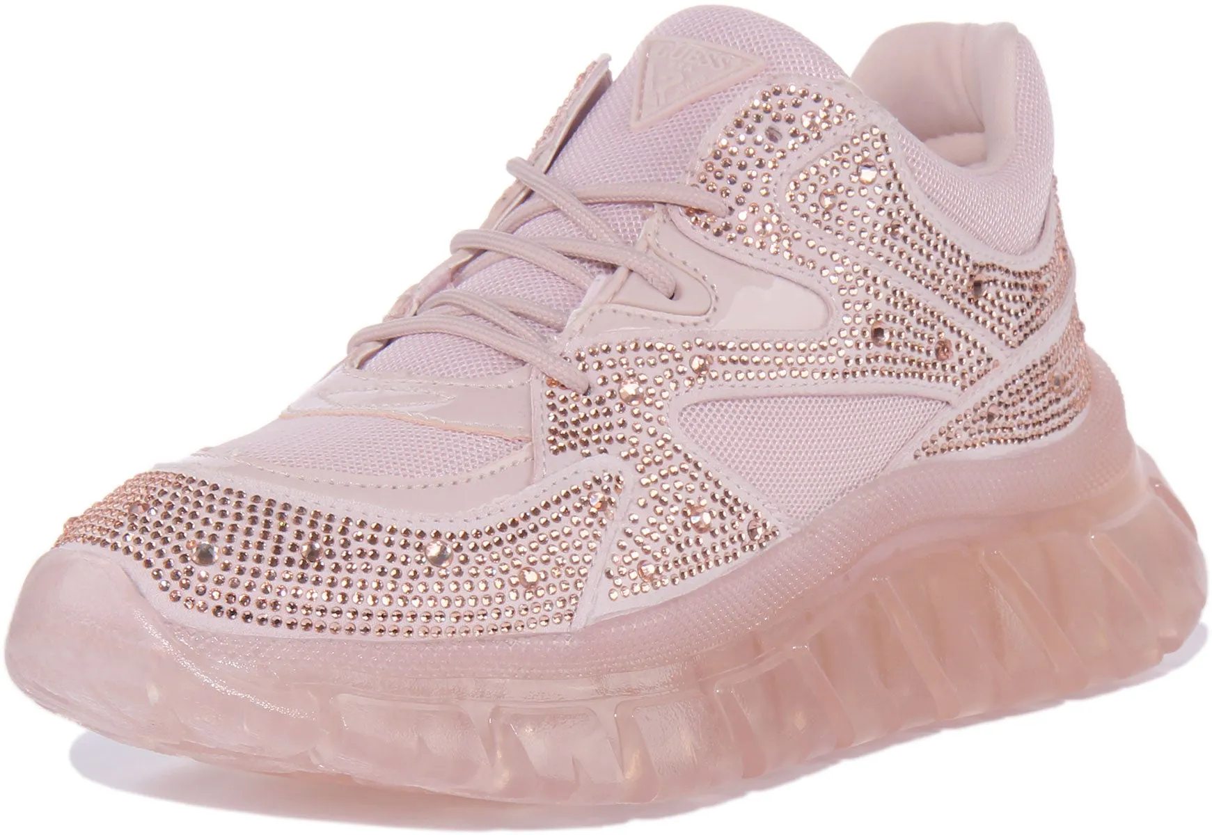 Guess Clarisse Rhinestone In Pink For Women