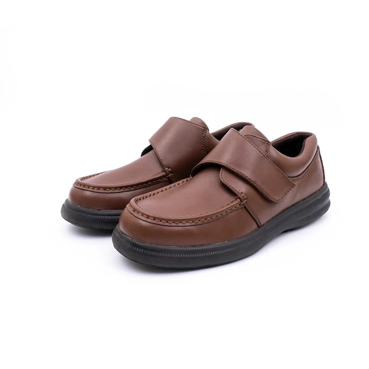 Hush Puppies Gil Lifestyle Sport Shoes Leather Brown Colour For Men