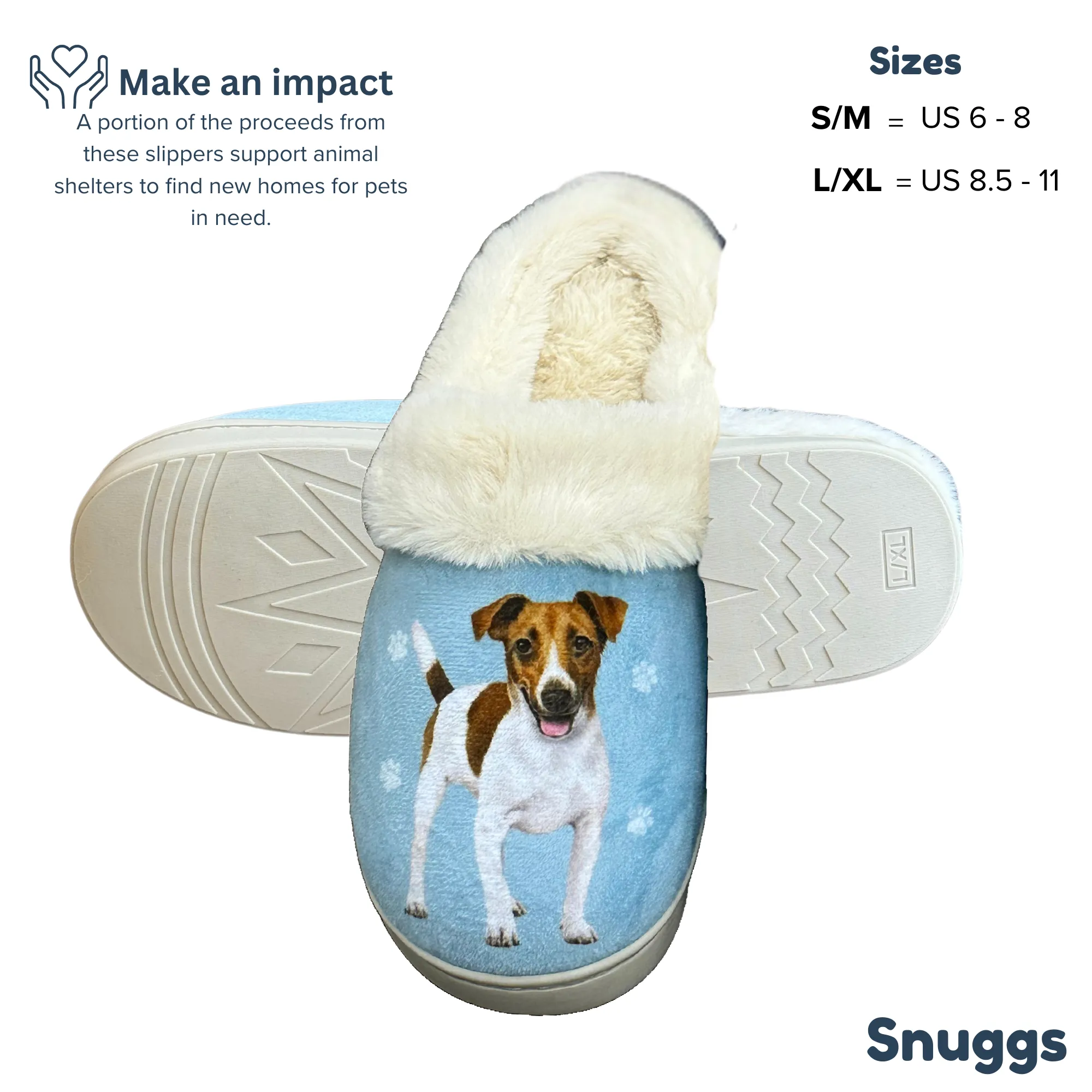 Jack Russel Snuggs Slipper