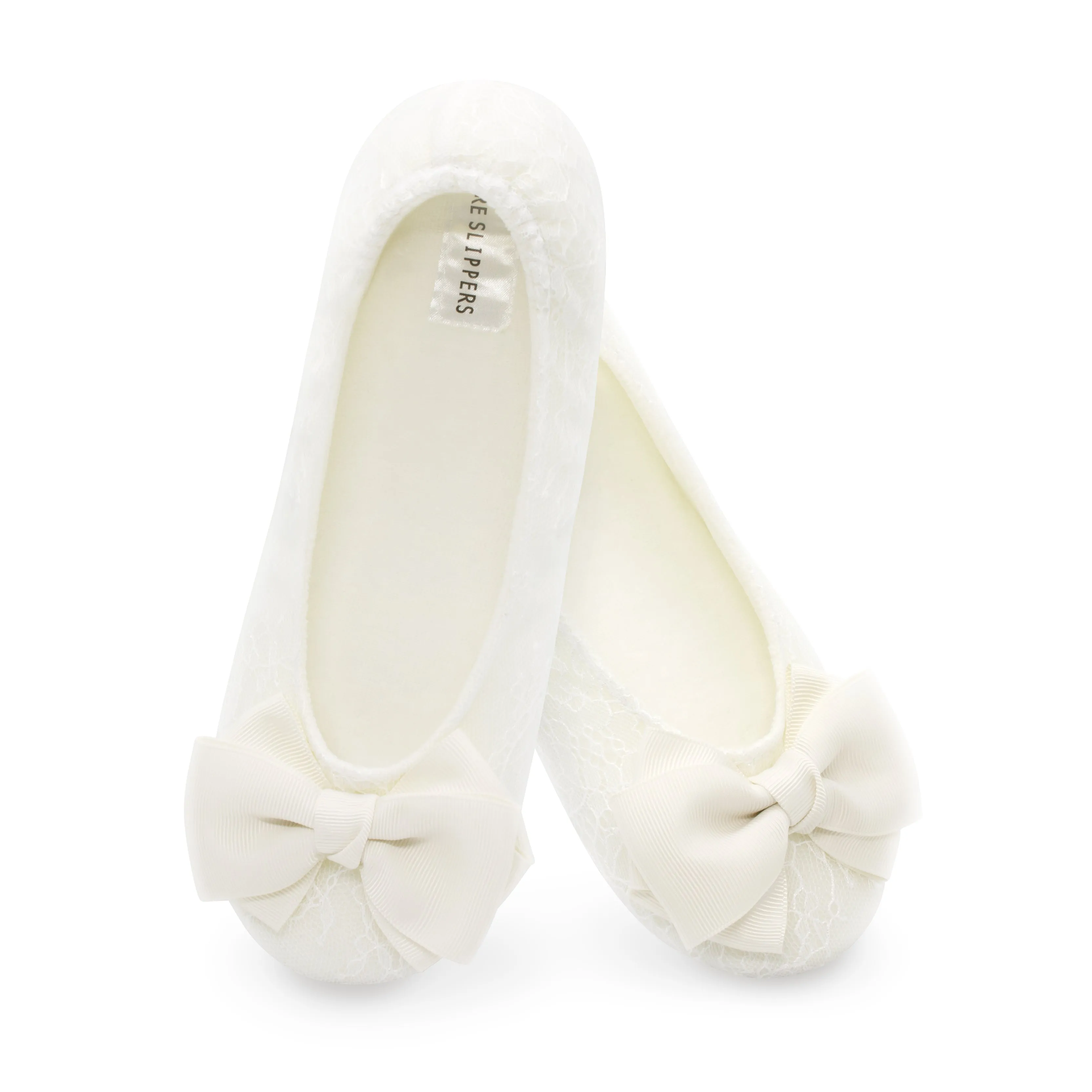 Kate Lace Bridal Slippers