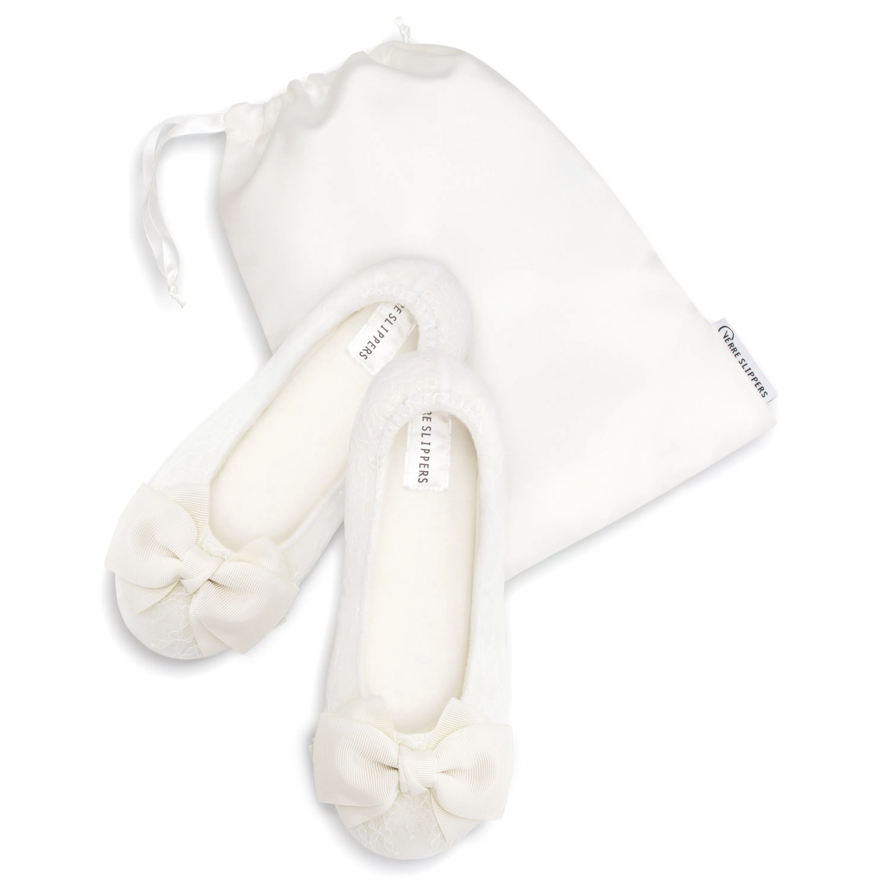 Kate Lace Bridal Slippers