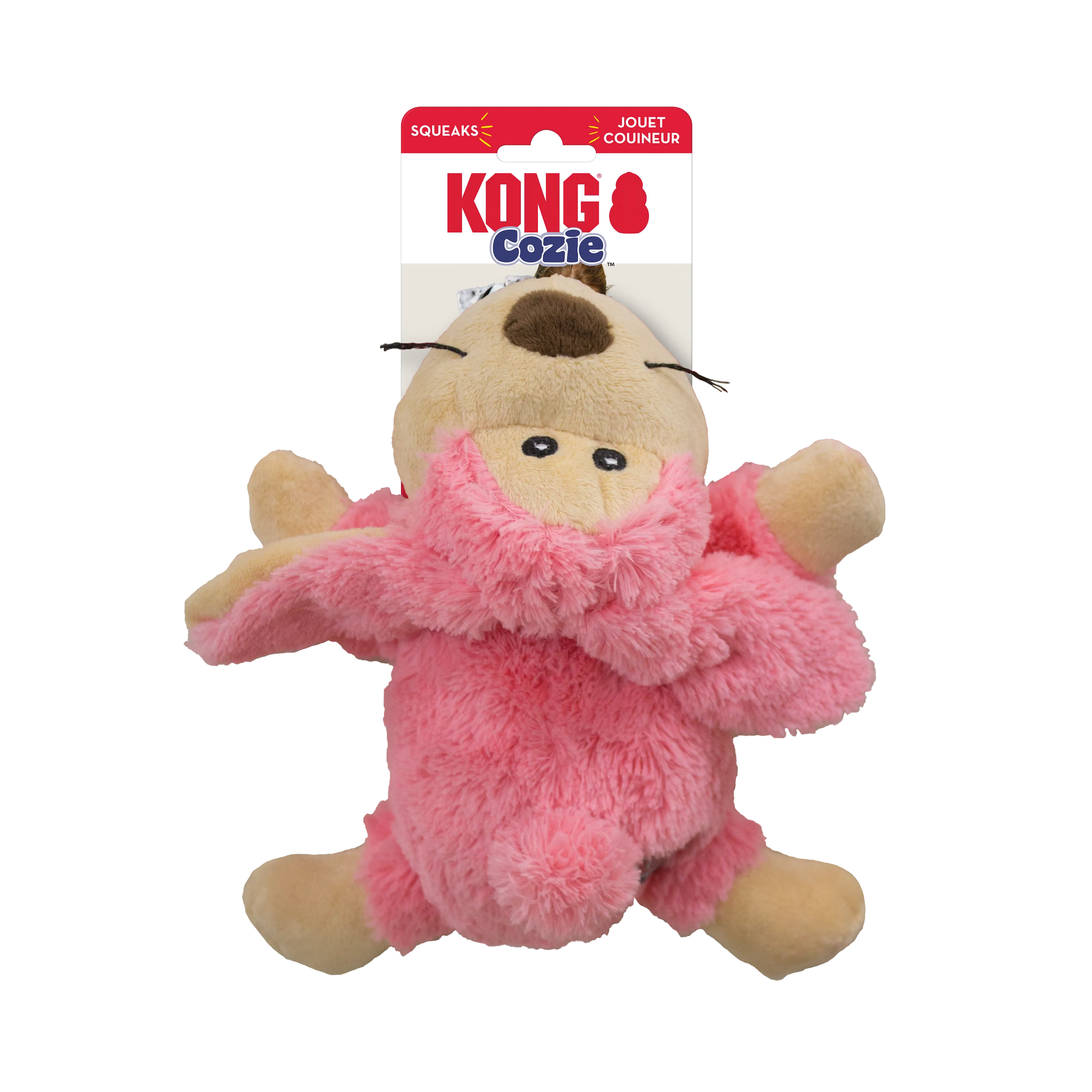 KONG Cozies Pastels Plush Dog Toy