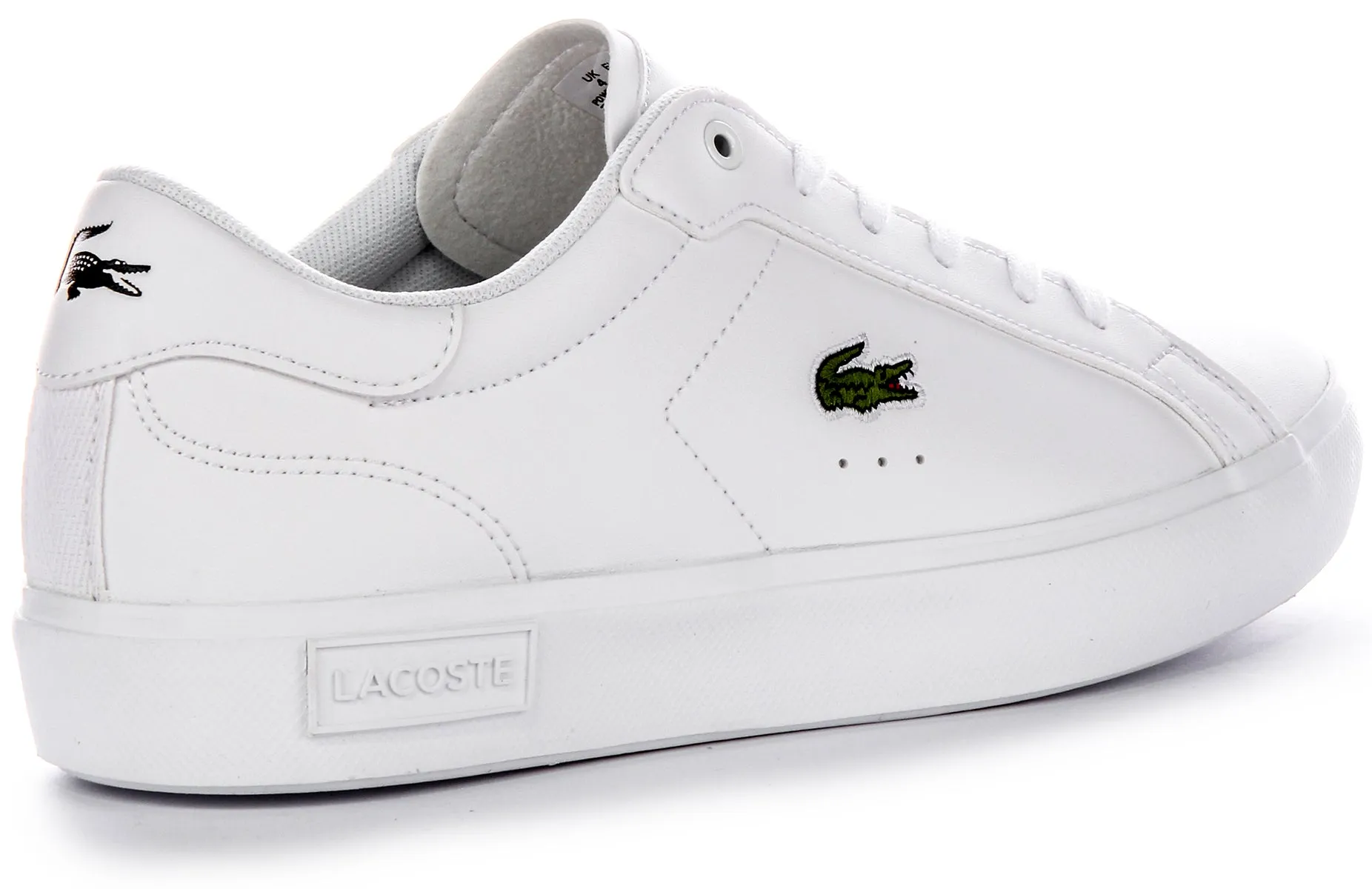 Lacoste Powercourt In White For Junior