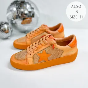 Last Chance Size 6 | Vintage Havana | Extra Dip Dye Sneakers in Orange