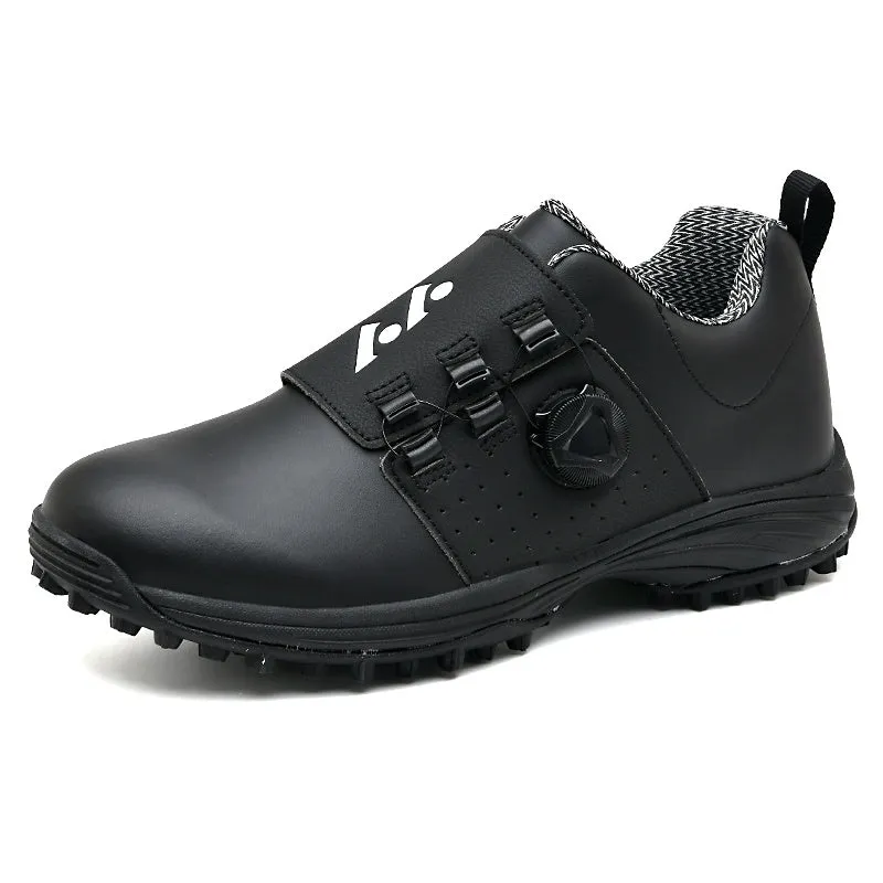 Men Professional Golf Shoes Waterproof Spikes Golf Sneakers