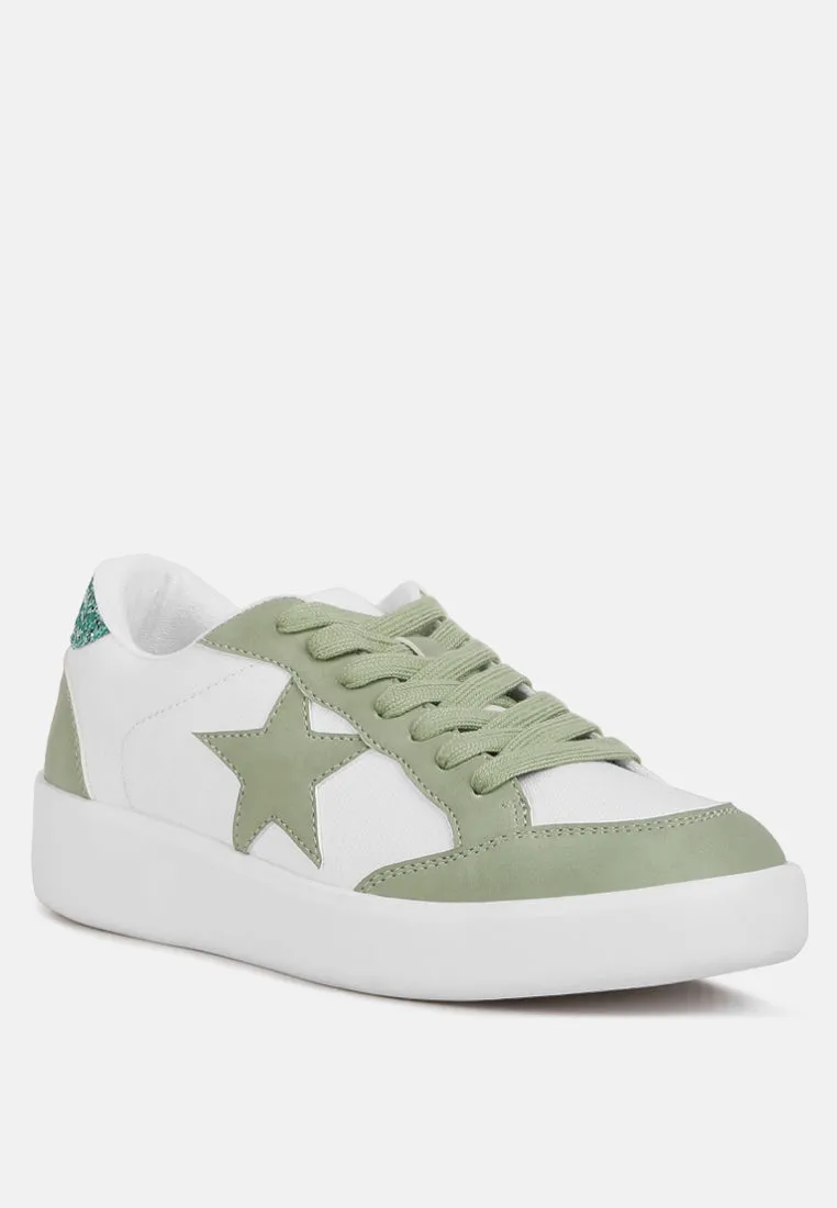 Perry Glitter Detail Star Sneakers