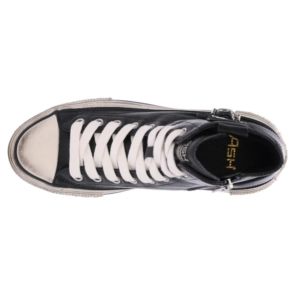 Rage Nappa Leather Women's High Top Trainers