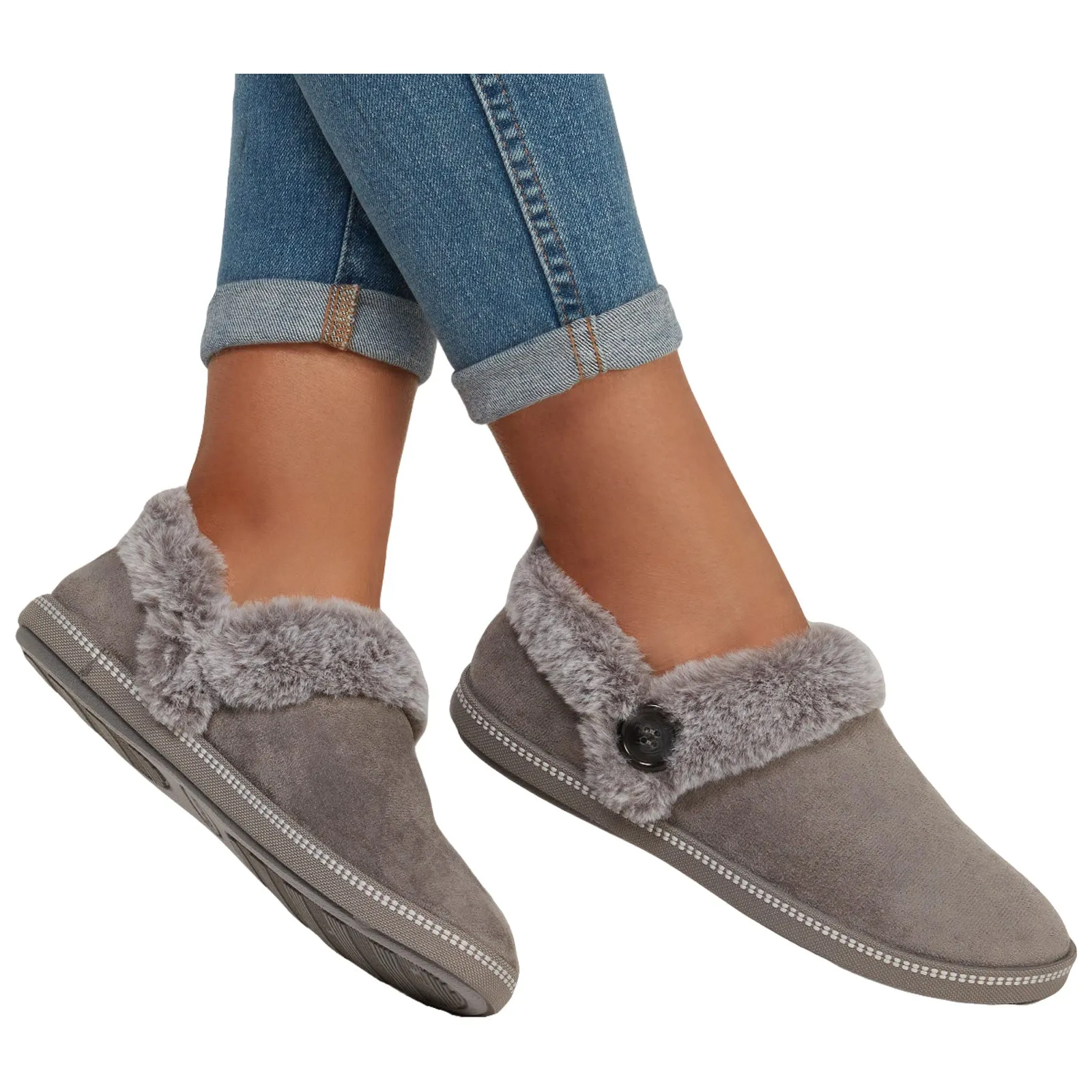 Skechers Ladies Cozy Campfire - French Toast Slippers