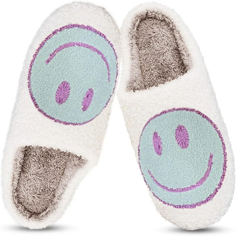 Smile Printed Slippers For Indoor And Outdoor Wear