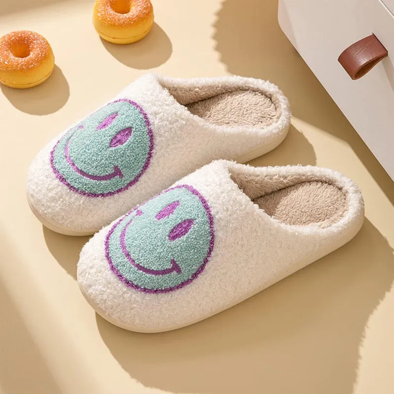 Smile Printed Slippers For Indoor And Outdoor Wear