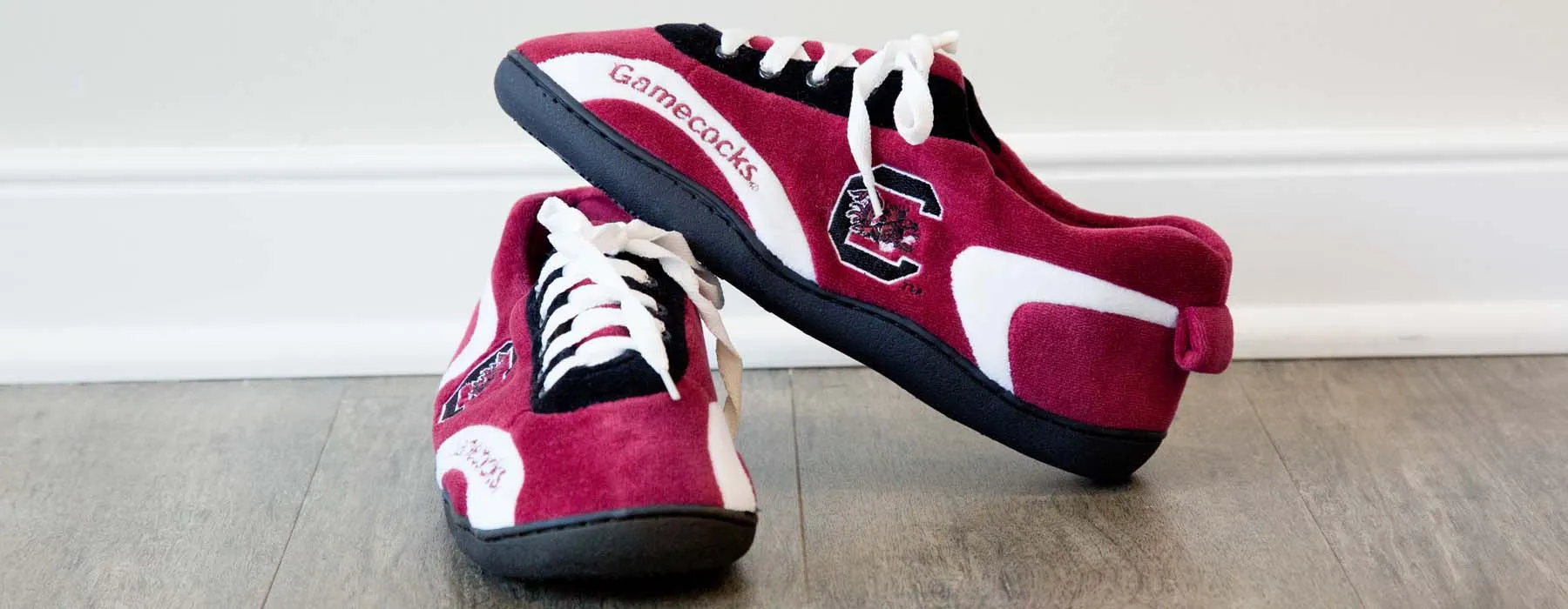 South Carolina Gamecocks All Around Rubber Soled Slippers