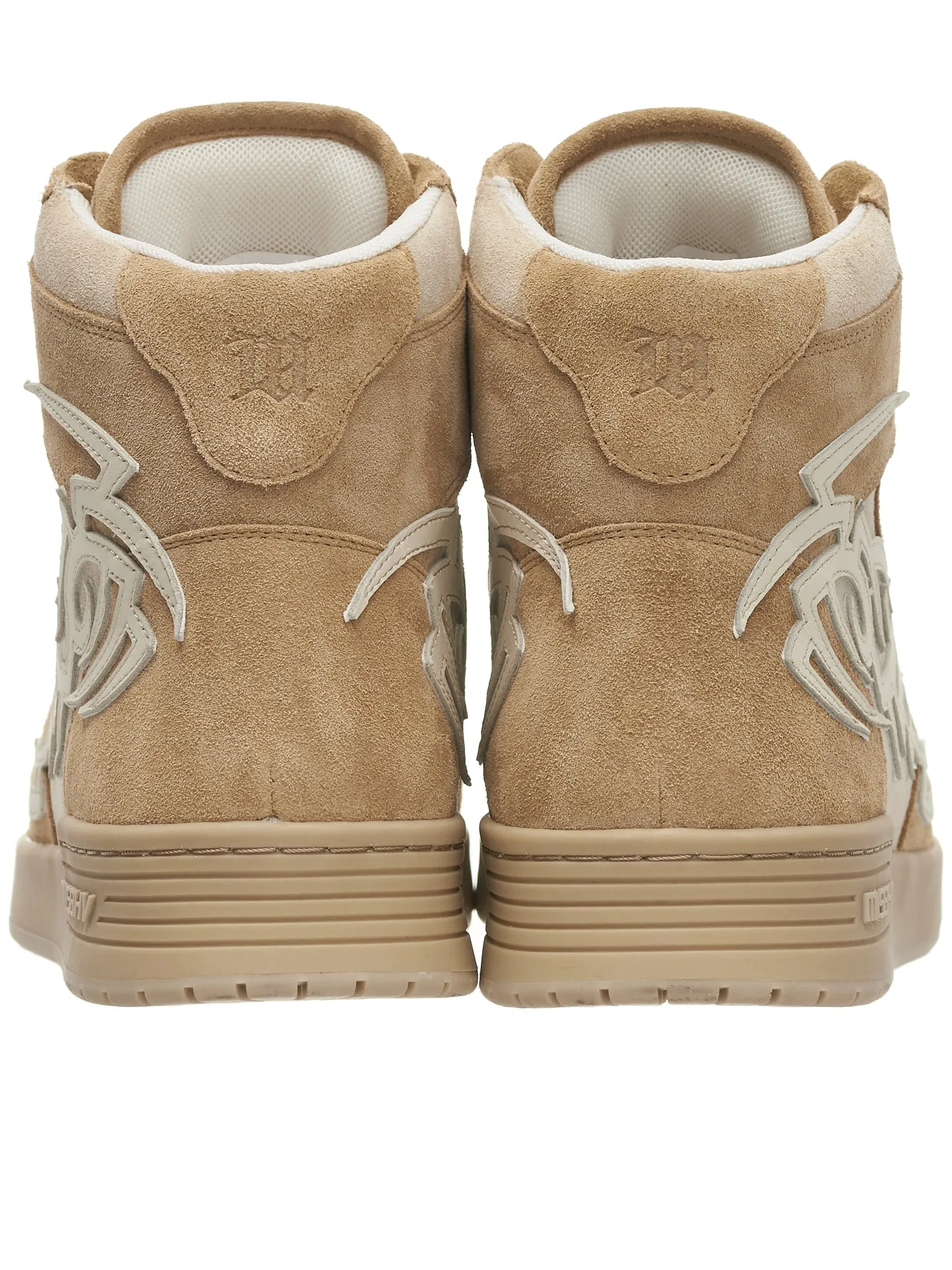 Suede High Top Sneakers (3121BW408-BEIGE)