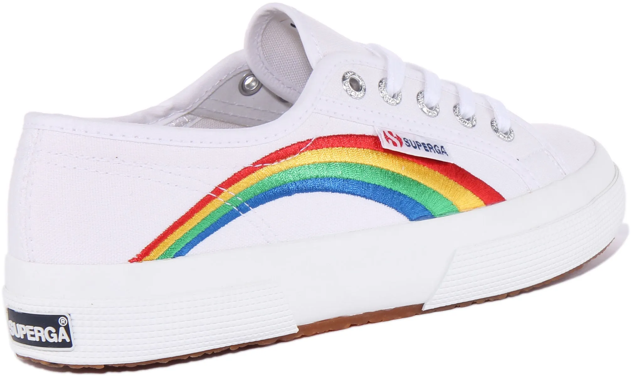 Superga 2750 Cotu In White Rainbow