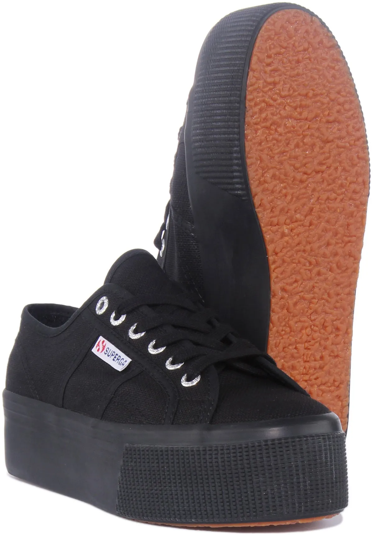 Superga 2790 Cotu PlatformIn All Black For Women