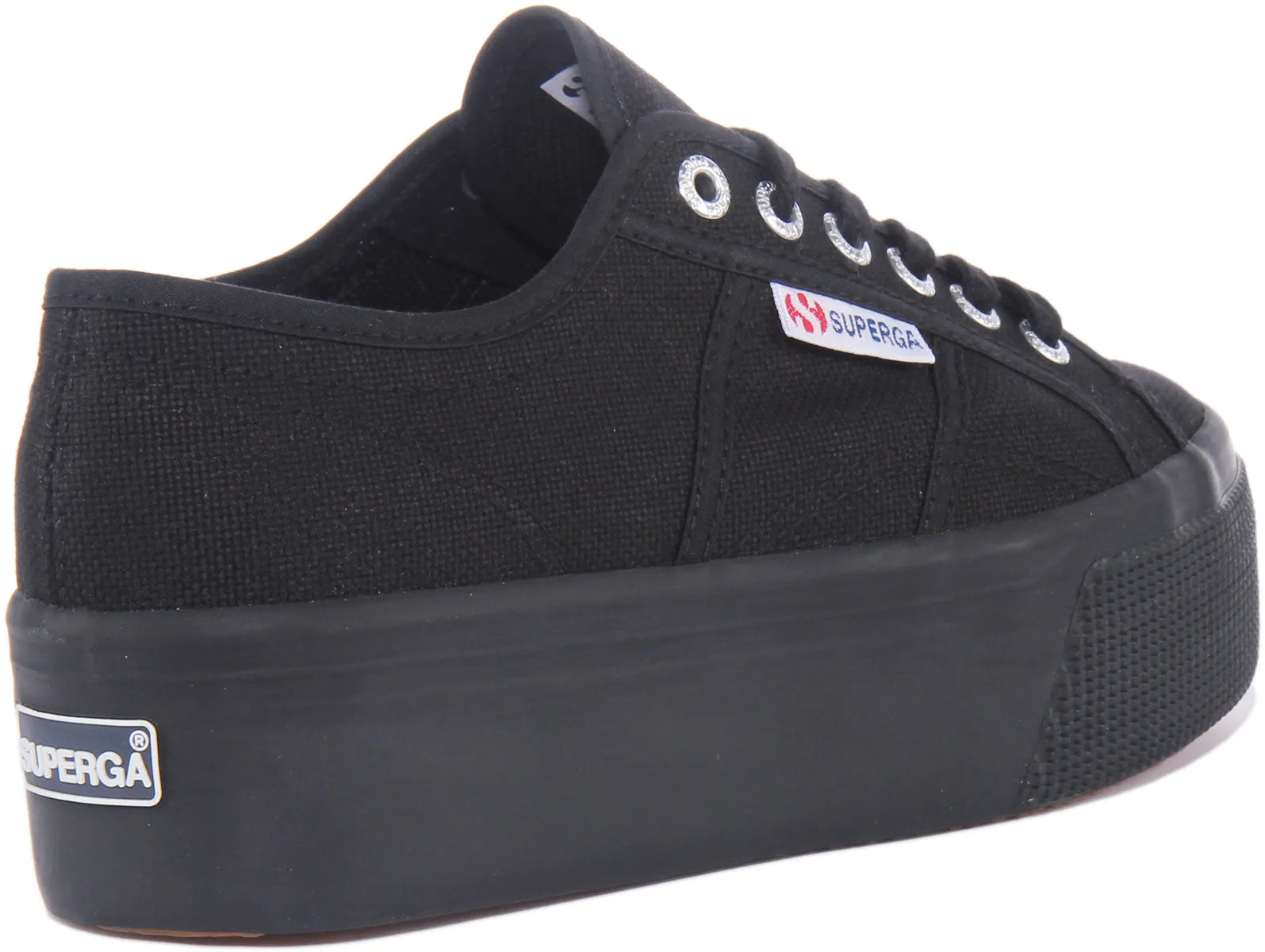 Superga 2790 Cotu PlatformIn All Black For Women