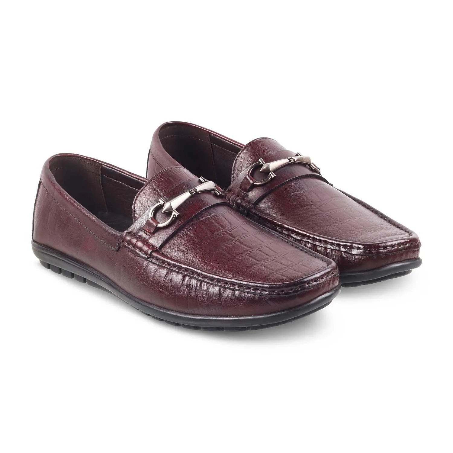 The Accademia Brown Men's Leather Loafers Tresmode