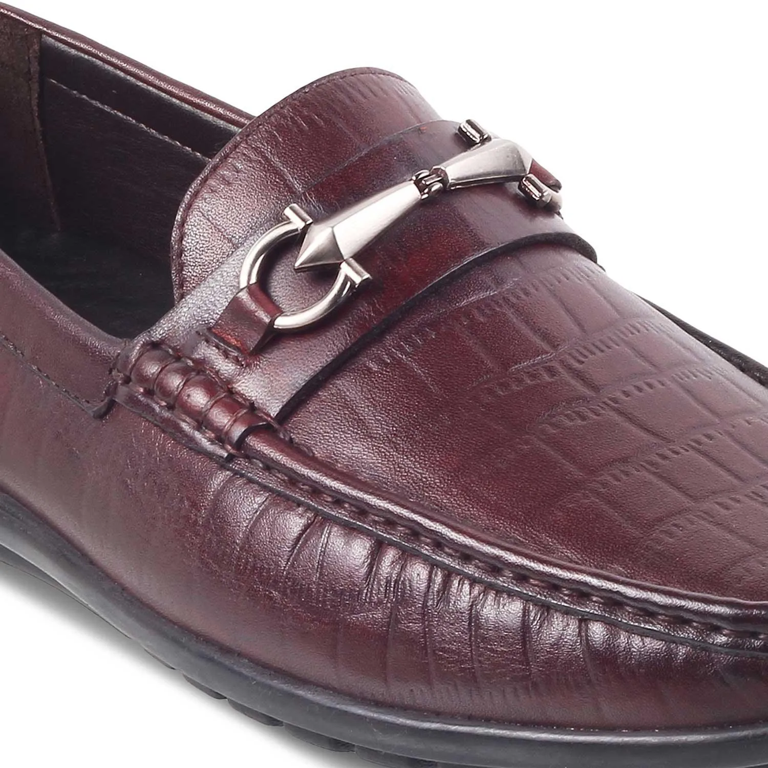 The Accademia Brown Men's Leather Loafers Tresmode