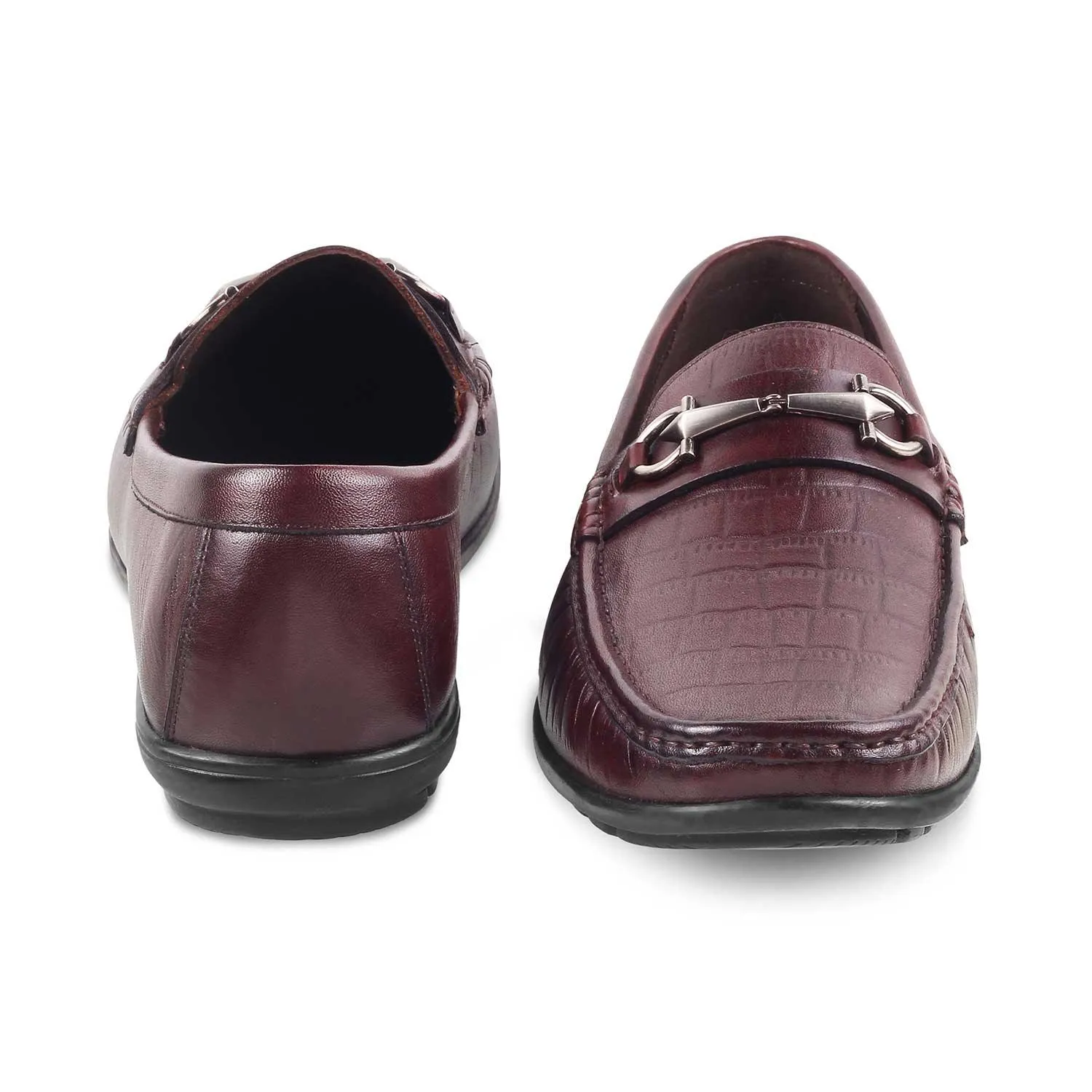 The Accademia Brown Men's Leather Loafers Tresmode