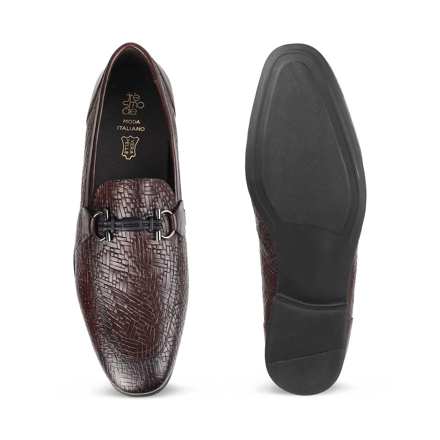 The Crint Tan Men's Leather Loafers