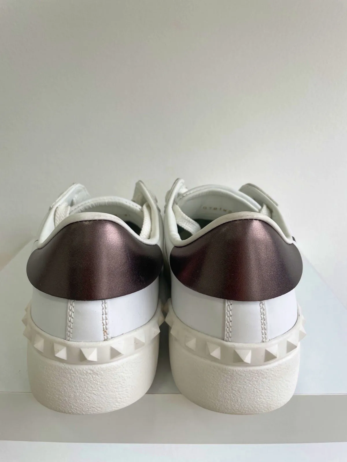 Valentino White VLTN Leather Trainers EU 36 UK 3